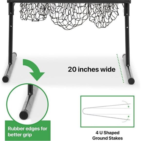 Pitching Net | Baseball Pitching Trainer |Adjustable Height and Portable - Picture 5 of 6